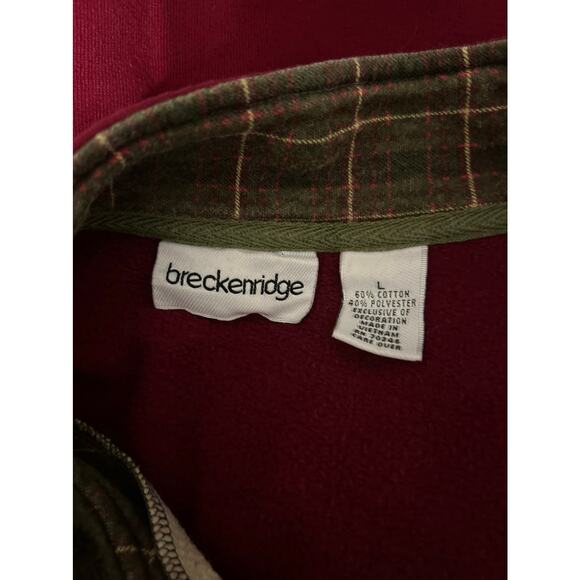 Breckenridge Sweatshirt Womens LG Red Embroidered Beaded VTG Cottagecore Camping - Picture 8 of 9